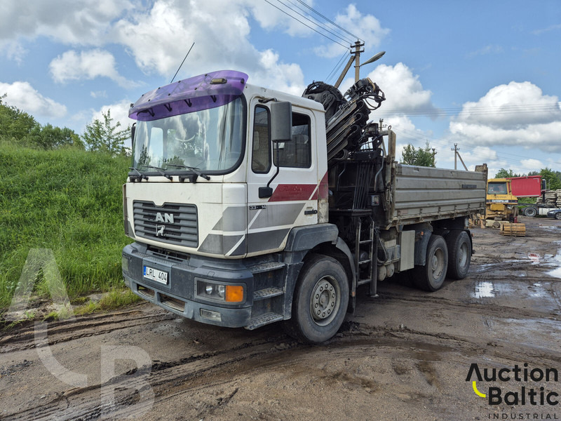 MAN 33.414 DFC - Autocarro ribaltabile, Camion con gru: foto 1 MAN 33.414 DFC - Autocarro ribaltabile, Camion con gru: foto 1