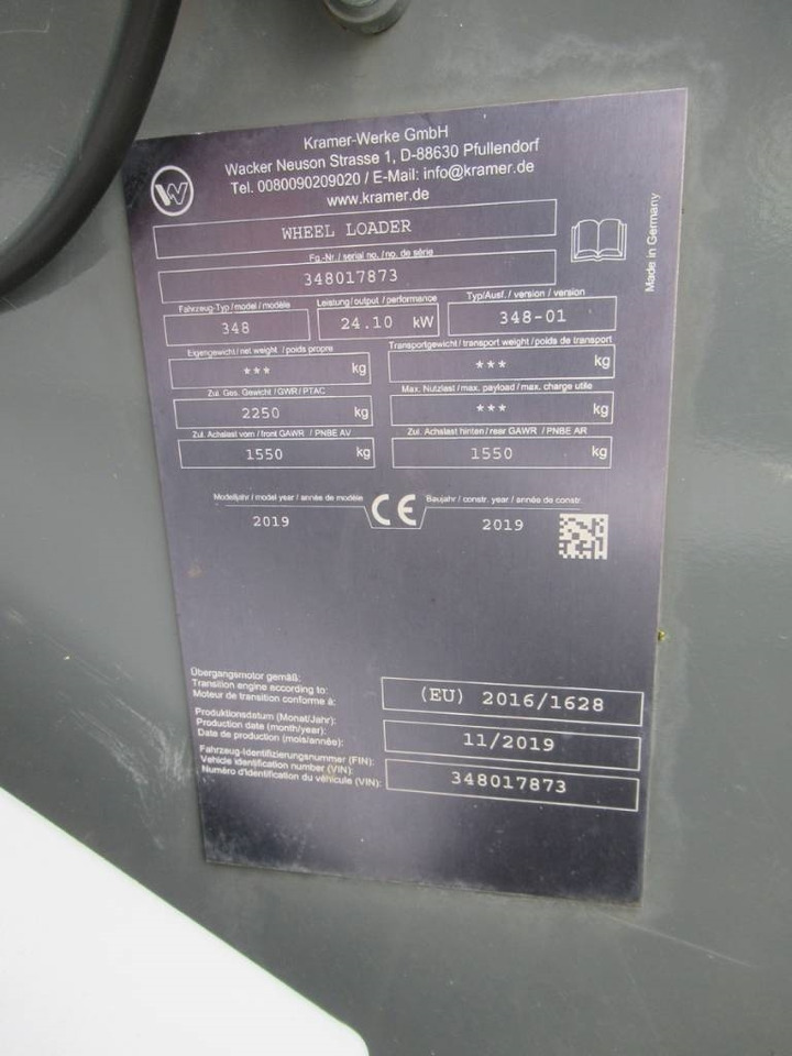 Kramer 5035 Neu Reifen neue Schaufel 33PS Motor - Pala gommata: foto 5 Kramer 5035 Neu Reifen neue Schaufel 33PS Motor - Pala gommata: foto 5