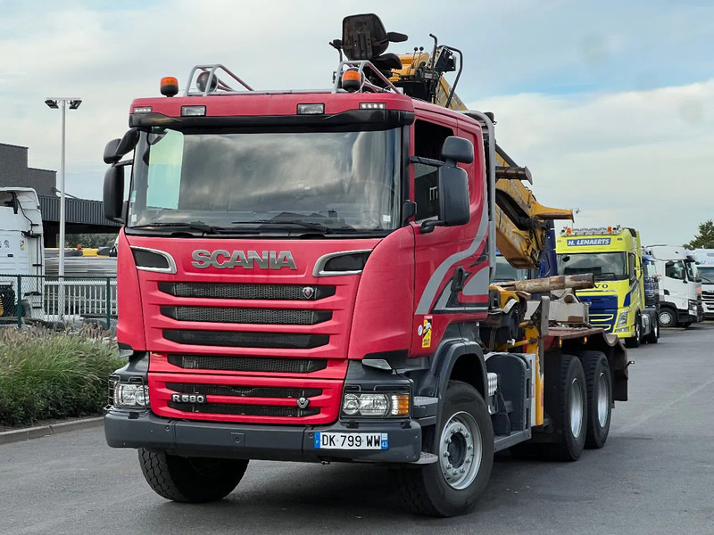 Scania R580 6x4 full steel*3pedal opticruise*R580 V8* - Camion trasporto legname: foto 1 Scania R580 6x4 full steel*3pedal opticruise*R580 V8* - Camion trasporto legname: foto 1