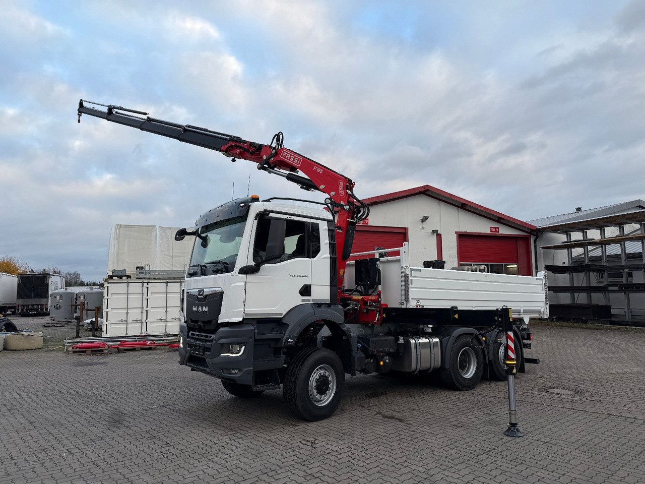 MAN TGS 26.400 6x4 Krankipper Fassi/SOFORT VERFÜGBAR - Camion, Camion con gru: foto 1 MAN TGS 26.400 6x4 Krankipper Fassi/SOFORT VERFÜGBAR - Camion, Camion con gru: foto 1