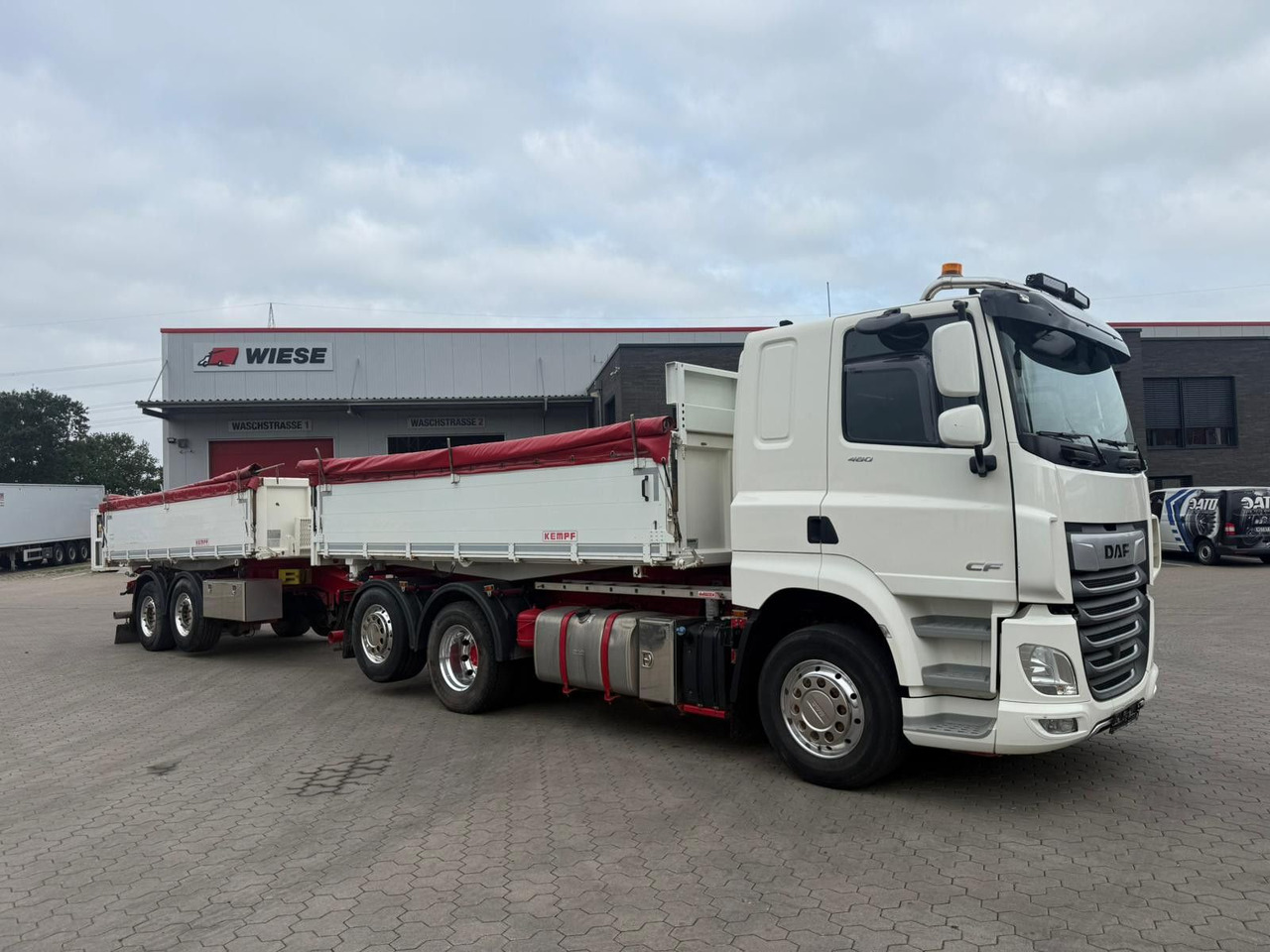 DAF CF 480 FAN 6x2 Dreiseitenkipper Inkl. Anhänger - Autocarro ribaltabile: foto 1 DAF CF 480 FAN 6x2 Dreiseitenkipper Inkl. Anhänger - Autocarro ribaltabile: foto 1