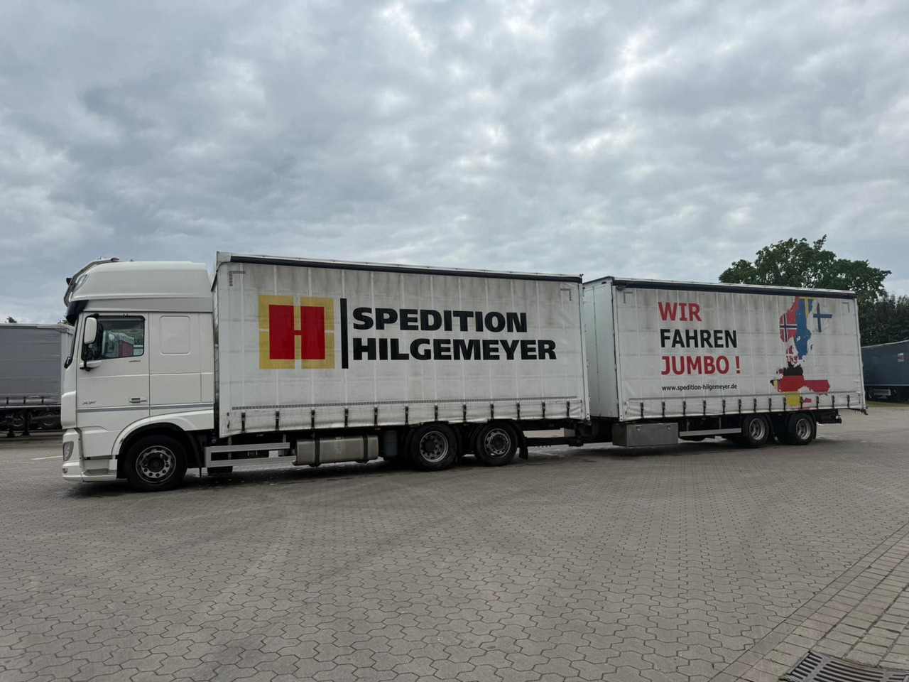 DAF XF 480 FAN LowDeck 6x2 Jumbo Inklusive Anhänger - Camion centinato: foto 5 DAF XF 480 FAN LowDeck 6x2 Jumbo Inklusive Anhänger - Camion centinato: foto 5