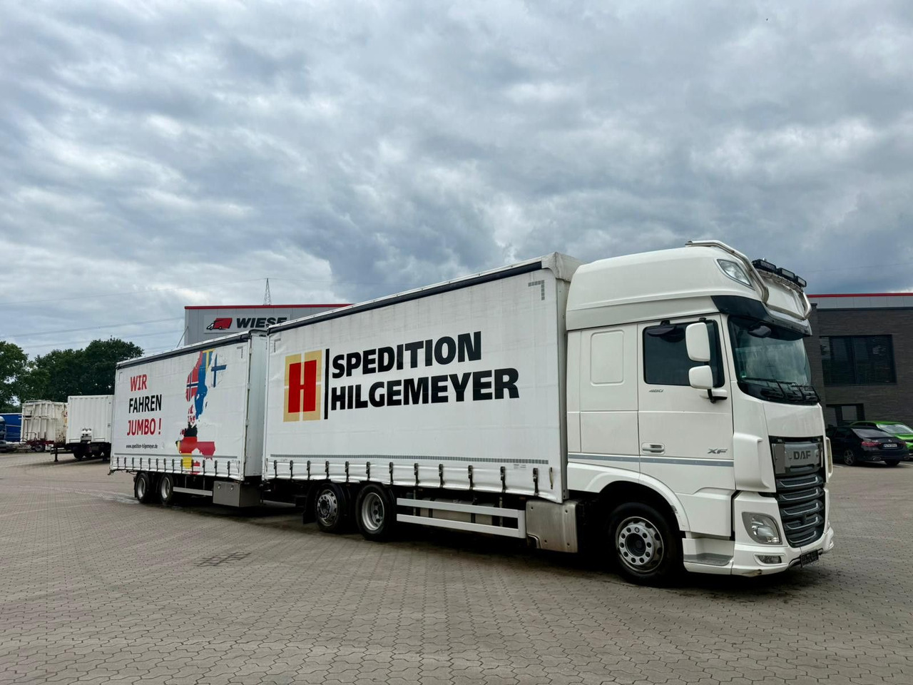 DAF XF 480 FAN LowDeck 6x2 Jumbo Inklusive Anhänger - Camion centinato, Rimorchio centinato: foto 1 DAF XF 480 FAN LowDeck 6x2 Jumbo Inklusive Anhänger - Camion centinato, Rimorchio centinato: foto 1