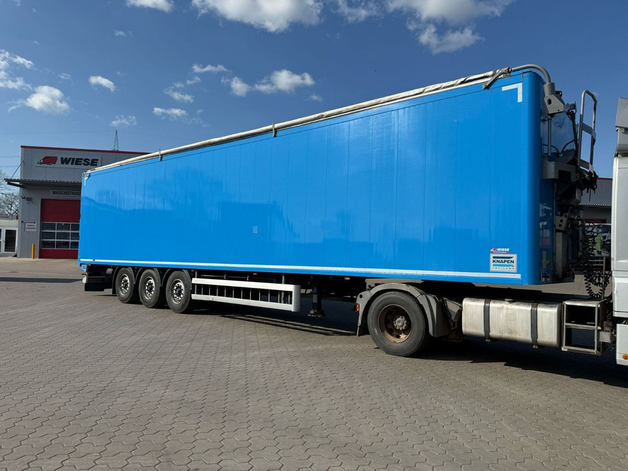 Knapen K100 Schubboden 92m³ Powersheet mit neuen TÜV - Semirimorchio piano mobile: foto 1 Knapen K100 Schubboden 92m³ Powersheet mit neuen TÜV - Semirimorchio piano mobile: foto 1