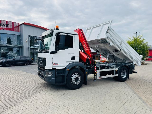 MAN 18.320 4x4 mit Fassi Ladekran Sofort Verfügbar - Autocarro ribaltabile, Camion con gru: foto 3 MAN 18.320 4x4 mit Fassi Ladekran Sofort Verfügbar - Autocarro ribaltabile, Camion con gru: foto 3
