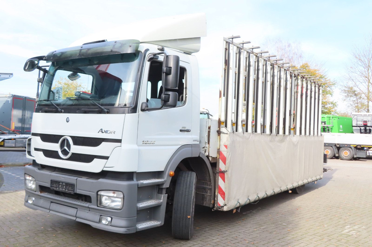 Mercedes-Benz Axor 1833 L - Glastransporter Kran Palfinger - Camion con gru: foto 5 Mercedes-Benz Axor 1833 L - Glastransporter Kran Palfinger - Camion con gru: foto 5
