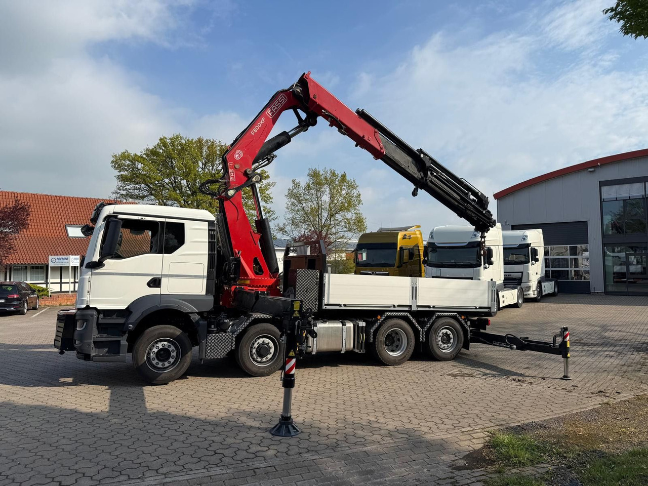MAN 35.520 8x4 Fassi F800 RA2.28 OHNE ABSTÜTZÜBERWA. - Trattore stradale: foto 1 MAN 35.520 8x4 Fassi F800 RA2.28 OHNE ABSTÜTZÜBERWA. - Trattore stradale: foto 1