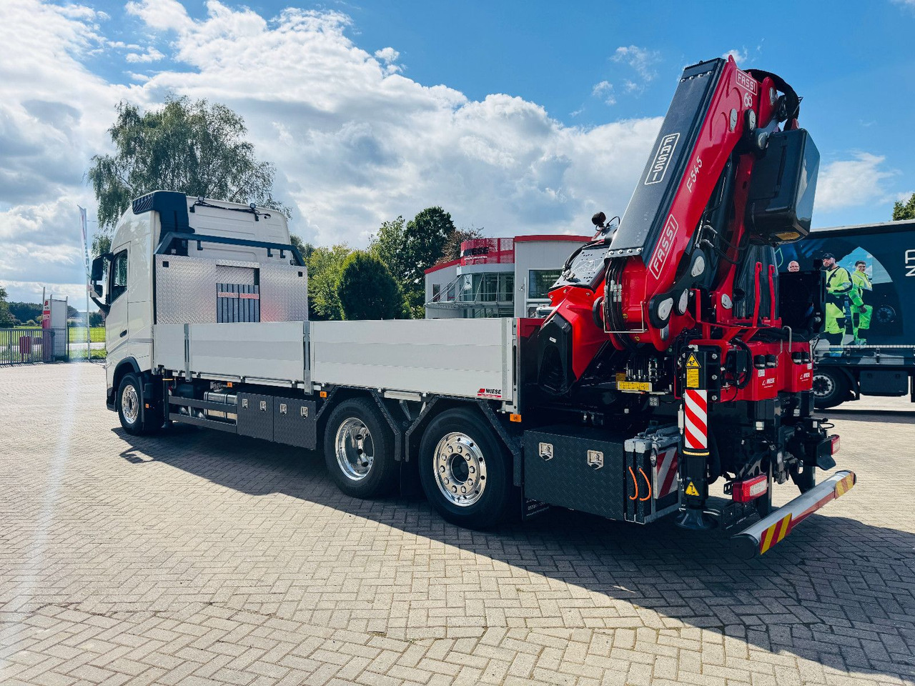 Volvo FH 540 6x2 Container Fassi F545 Heck - Autocarro con pianale/ Cassone fisso, Camion con gru: foto 4 Volvo FH 540 6x2 Container Fassi F545 Heck - Autocarro con pianale/ Cassone fisso, Camion con gru: foto 4