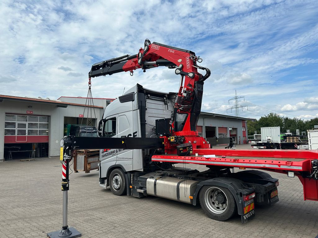 Wiese Stufensattel Tieflader mit Kran Fassi F545 - Semirimorchio pianale ribassato: foto 3 Wiese Stufensattel Tieflader mit Kran Fassi F545 - Semirimorchio pianale ribassato: foto 3