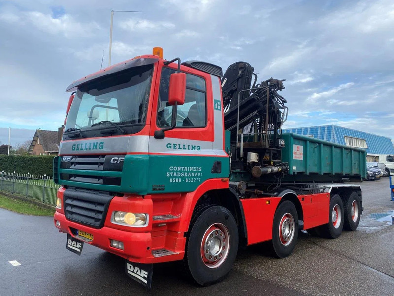 DAF CF 85.380 8x4 HOLLAND TRUCK MANUAL GEARBOX FULL STEEL SPRING - Camion con sistema di cavi: foto 1 DAF CF 85.380 8x4 HOLLAND TRUCK MANUAL GEARBOX FULL STEEL SPRING - Camion con sistema di cavi: foto 1
