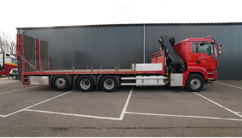 MAN TGA 35.400 8X4 MACHINE/CAR TRANSPORT WITH HIAB 244 EP-4 HI-DUO CRANE 364.000KM - Camion con gru: foto 4 MAN TGA 35.400 8X4 MACHINE/CAR TRANSPORT WITH HIAB 244 EP-4 HI-DUO CRANE 364.000KM - Camion con gru: foto 4