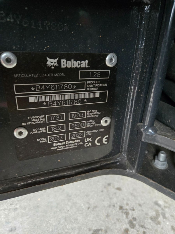 Bobcat L28 NEW NEW NEW - Pala gommata: foto 2 Bobcat L28 NEW NEW NEW - Pala gommata: foto 2