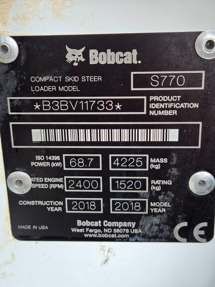 Bobcat S 770 - Pala gommata: foto 3 Bobcat S 770 - Pala gommata: foto 3