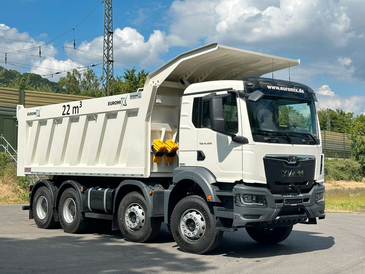 MAN TGS 41.440 8x4 EuromixMTP 22m³ Eckige Mulde - Autocarro ribaltabile: foto 1 MAN TGS 41.440 8x4 EuromixMTP 22m³ Eckige Mulde - Autocarro ribaltabile: foto 1