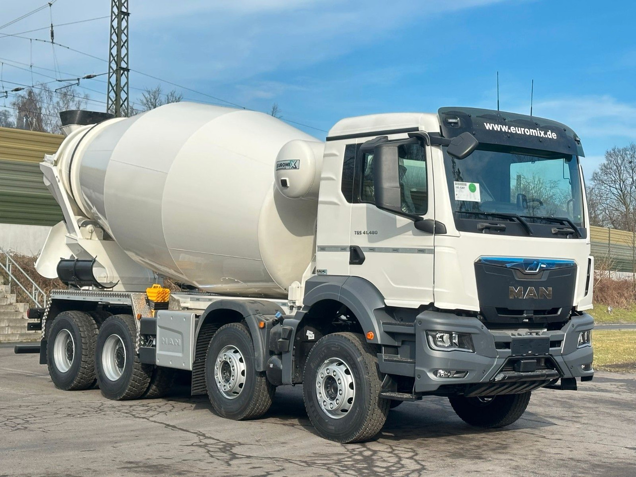 MAN TGS 41.480 8x4 /Euro6e Euromix EM 12 R - Autobetoniera: foto 1 MAN TGS 41.480 8x4 /Euro6e Euromix EM 12 R - Autobetoniera: foto 1