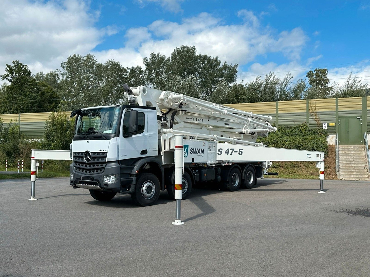 Pompa autocarrata Mercedes-Benz Arocs 5 4142  8x4 SWAN TSP 47-5 160RZ ( 47m ): foto 13