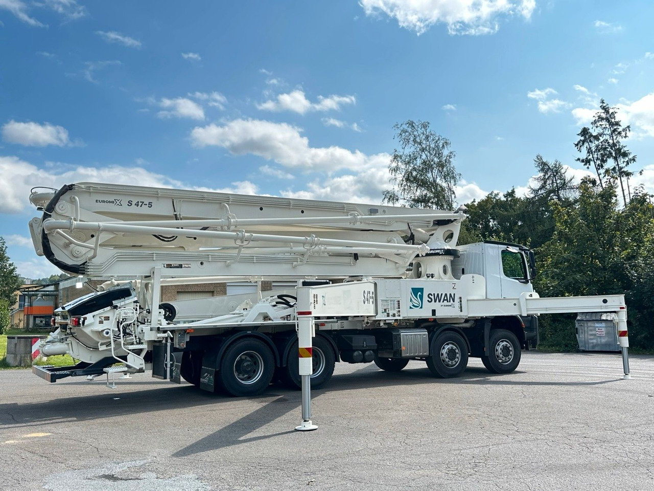 Pompa autocarrata Mercedes-Benz Arocs 5 4142  8x4 SWAN TSP 47-5 160RZ ( 47m ): foto 16