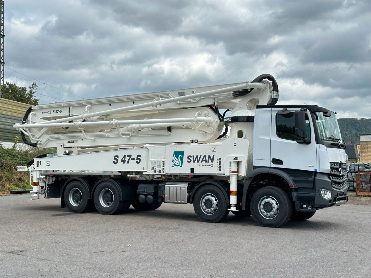 Pompa autocarrata Mercedes-Benz Arocs 5 4142  8x4 SWAN TSP 47-5 160RZ ( 47m ): foto 10