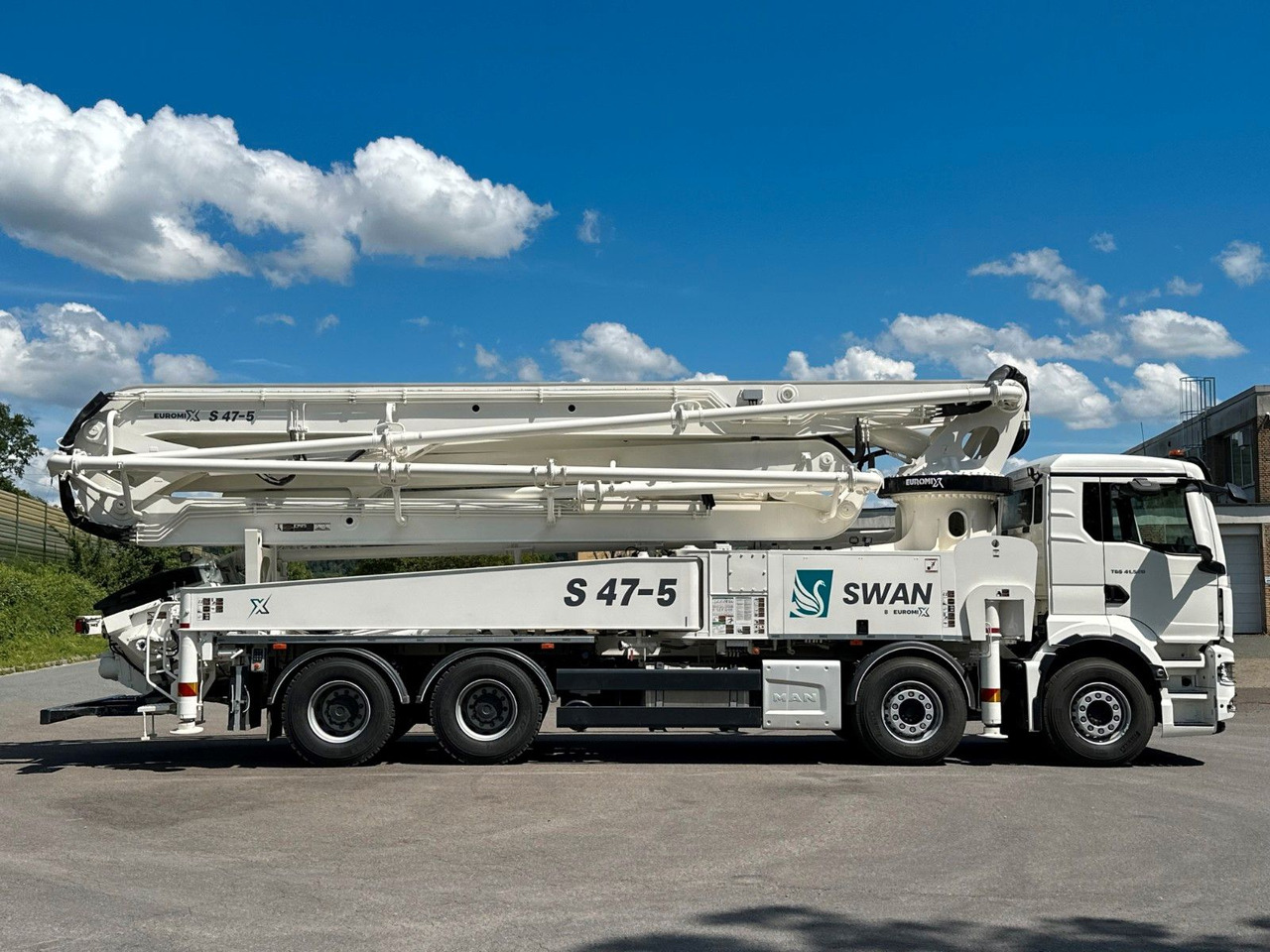 Volvo FMX 500 8x4 SWAN 47m Betonpumpe EuromixMTP - Pompa autocarrata: foto 1 Volvo FMX 500 8x4 SWAN 47m Betonpumpe EuromixMTP - Pompa autocarrata: foto 1