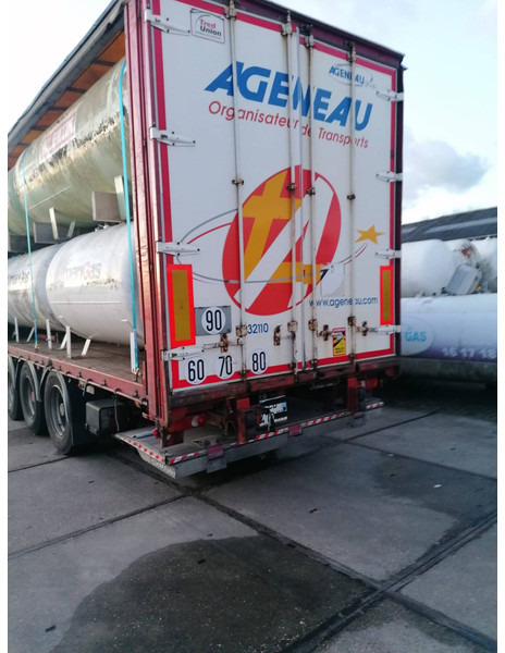 Curtain semi-trailer with used aboveground 2700 &4850L tanks Gas, Gaz, LPG, GPL, Propane, Butane tank ID 8.370 - Semirimorchio cisterna: foto 3 Curtain semi-trailer with used aboveground 2700 &4850L tanks Gas, Gaz, LPG, GPL, Propane, Butane tank ID 8.370 - Semirimorchio cisterna: foto 3