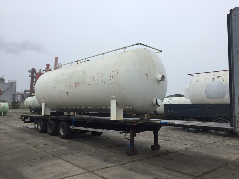 Van Hool Open flatbed trailer Stationary tank 50m3 - Gas, Gaz, LPG, GPL, Propane, Butane ID 1.1 - Semirimorchio cisterna: foto 1 Van Hool Open flatbed trailer Stationary tank 50m3 - Gas, Gaz, LPG, GPL, Propane, Butane ID 1.1 - Semirimorchio cisterna: foto 1
