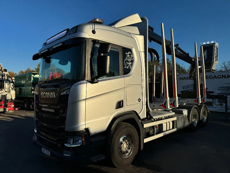 Scania R730 V8 6X4, Retarder, Timber-truck + Kran, 2020 - Camion trasporto legname, Camion con gru: foto 4 Scania R730 V8 6X4, Retarder, Timber-truck + Kran, 2020 - Camion trasporto legname, Camion con gru: foto 4
