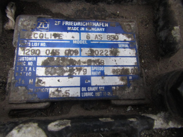 DAF LF 55 ZF 6AS 850 GEARBOX COMPLETE - Cambio per Camion: foto 1 DAF LF 55 ZF 6AS 850 GEARBOX COMPLETE - Cambio per Camion: foto 1