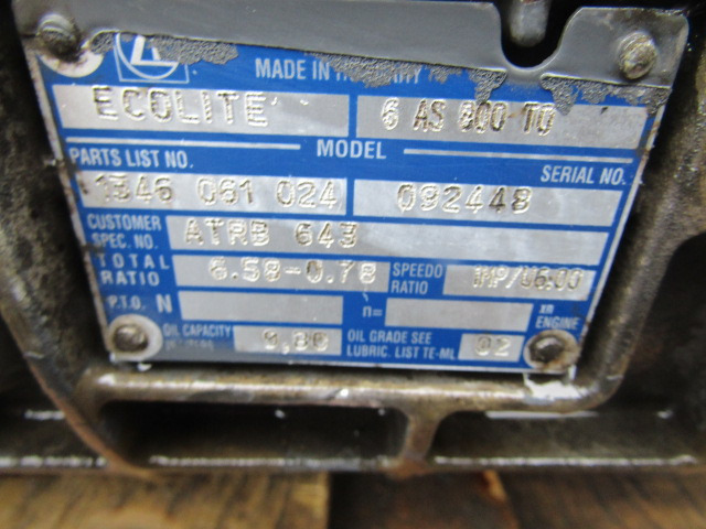DAF LF55 180 ATRONIC GEARBOX TYPE AS800TO - Cambio per Camion: foto 3 DAF LF55 180 ATRONIC GEARBOX TYPE AS800TO - Cambio per Camion: foto 3