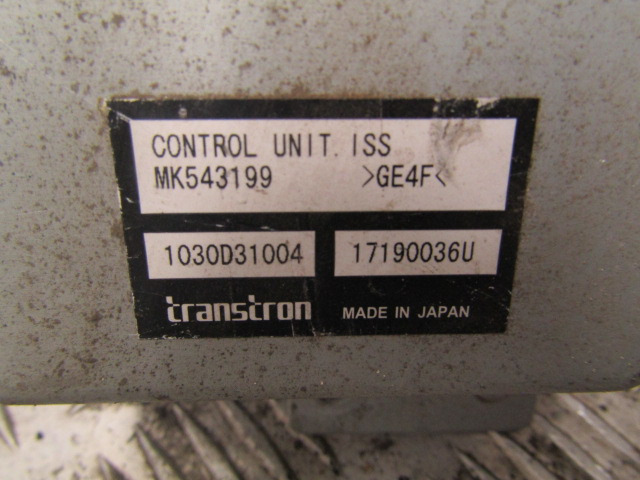 MITSUBISHI FUSO 4P10 CONTROL UNIT (ISS) P/NO MK543199 - Sistema elettrico per Camion: foto 2 MITSUBISHI FUSO 4P10 CONTROL UNIT (ISS) P/NO MK543199 - Sistema elettrico per Camion: foto 2