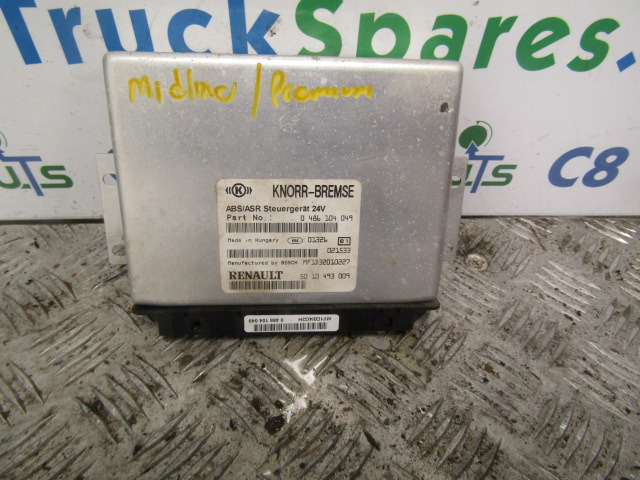 RENAULT MIDLUM DCI ABS/ASR ECU P/NO 486104049/5010453009 - Sistema elettrico per Camion: foto 1 RENAULT MIDLUM DCI ABS/ASR ECU P/NO 486104049/5010453009 - Sistema elettrico per Camion: foto 1