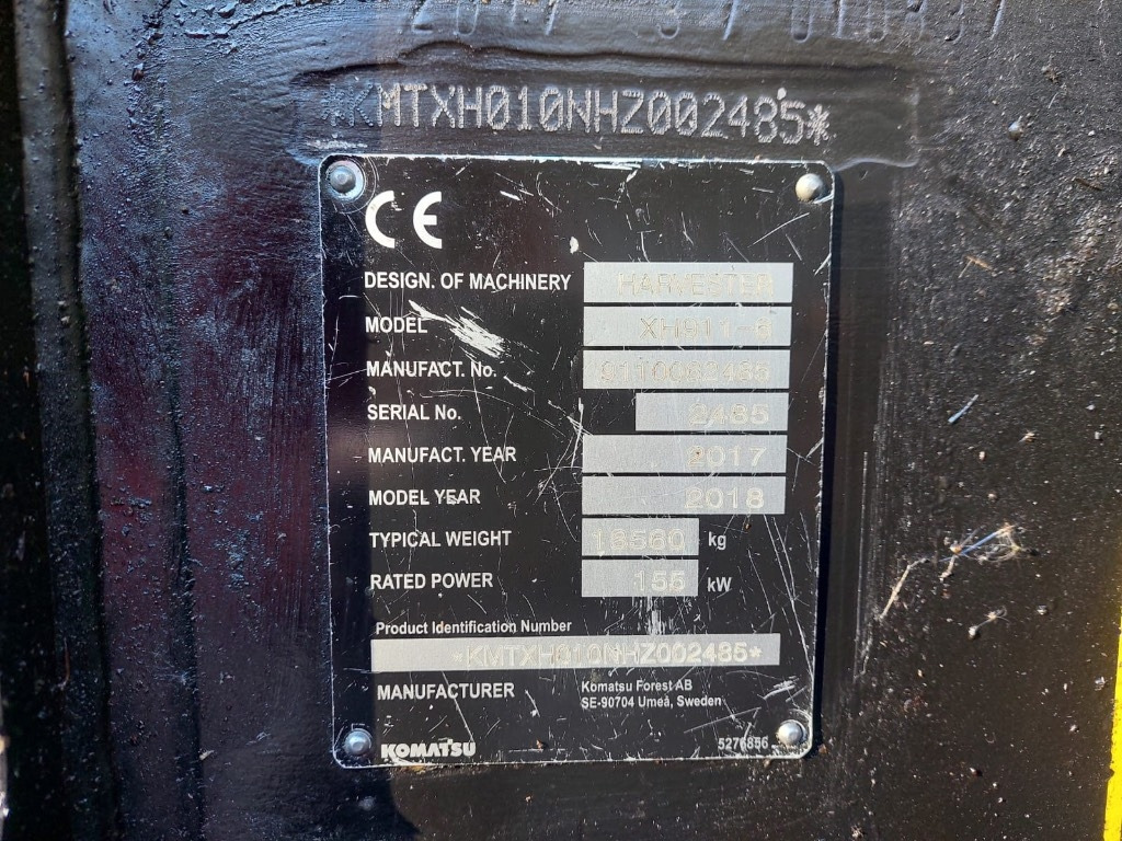 Komatsu 911 - Abbattitrice forestale: foto 2 Komatsu 911 - Abbattitrice forestale: foto 2