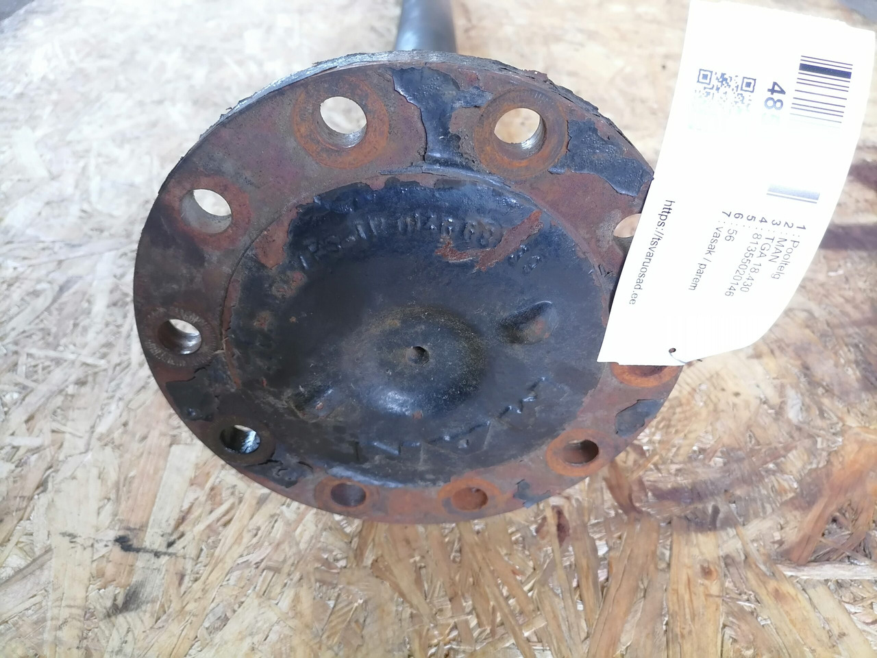 MAN Drive shaft 81355020146 - Semiasse per Camion: foto 4 MAN Drive shaft 81355020146 - Semiasse per Camion: foto 4