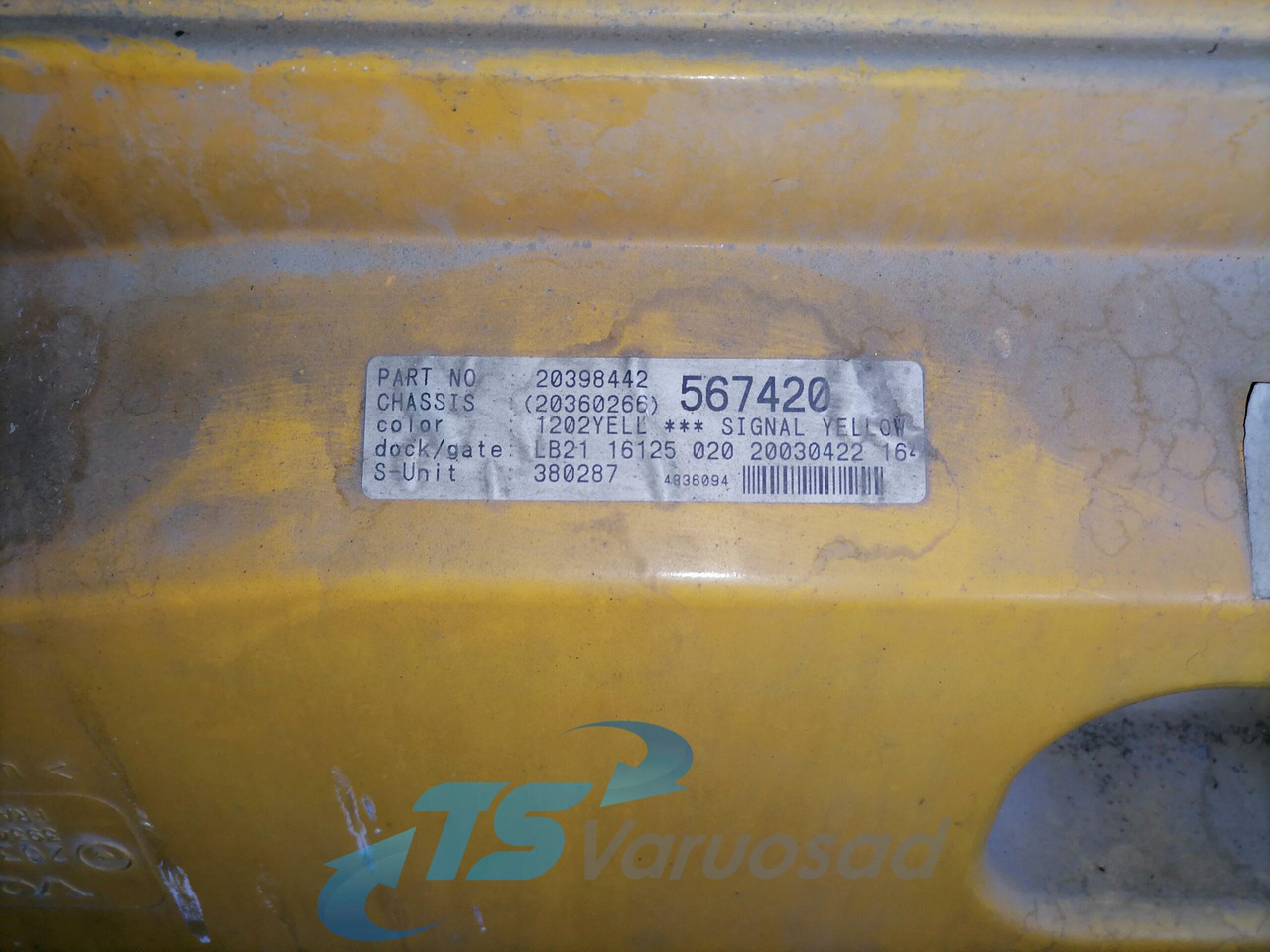 Volvo Grille panel 20360266 - Griglia radiatore per Camion: foto 4 Volvo Grille panel 20360266 - Griglia radiatore per Camion: foto 4
