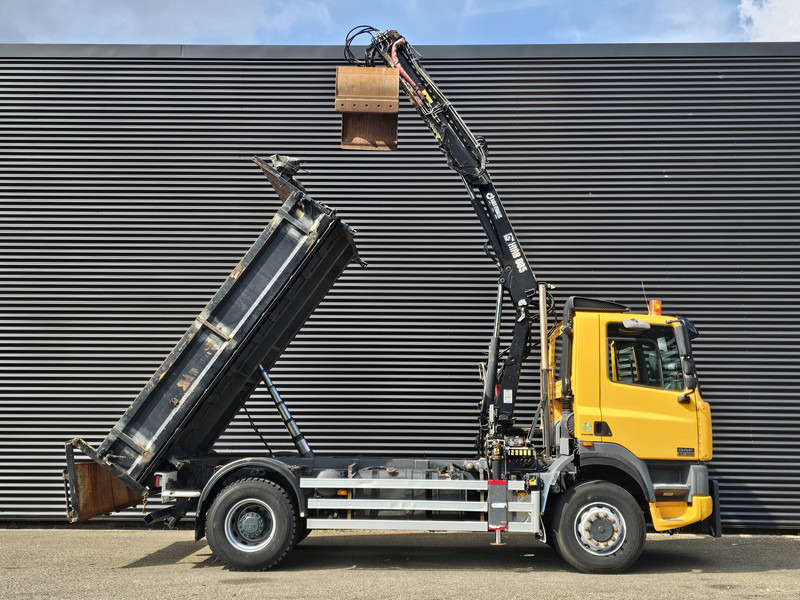 DAF CF 75.250 4X4 / HIAB CRANE + TIPPER / MANUAL / SPRING - Camion, Camion con gru: foto 5 DAF CF 75.250 4X4 / HIAB CRANE + TIPPER / MANUAL / SPRING - Camion, Camion con gru: foto 5
