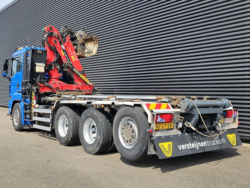 MAN TGS 35.400 8x4-4 / PALFINGER Z CRANE + CONTAINER SYSTEM - Camion con sistema di cavi, Camion con gru: foto 4 MAN TGS 35.400 8x4-4 / PALFINGER Z CRANE + CONTAINER SYSTEM - Camion con sistema di cavi, Camion con gru: foto 4