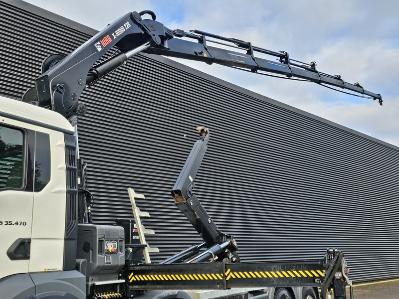 MAN TGS 35.470 8X4 BB / HIAB CRANE + HOOKLIFT - Autocarro scarrabile, Camion con gru: foto 2 MAN TGS 35.470 8X4 BB / HIAB CRANE + HOOKLIFT - Autocarro scarrabile, Camion con gru: foto 2