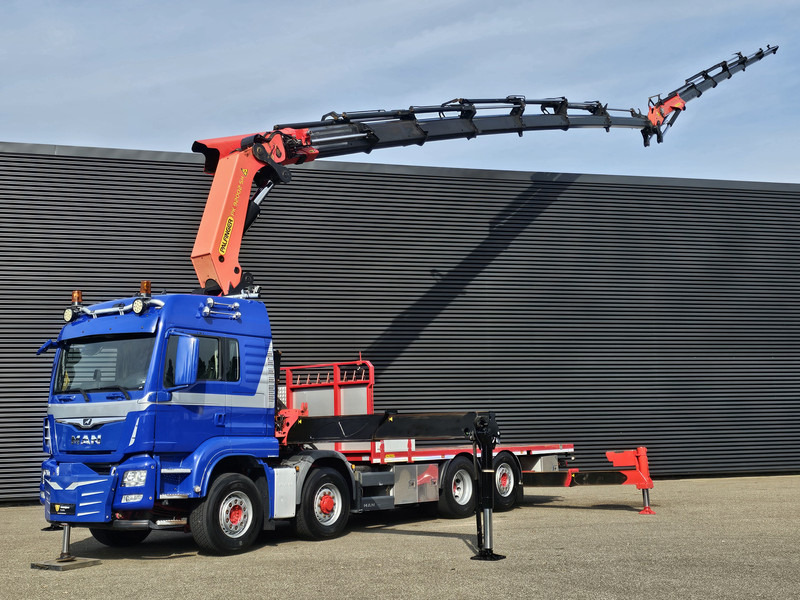 MAN TGS 35.500 8x4-6 / PALFINGER 92 t/m CRANE +JIB - Camion con gru: foto 1 MAN TGS 35.500 8x4-6 / PALFINGER 92 t/m CRANE +JIB - Camion con gru: foto 1