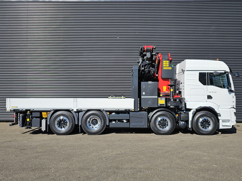 Autocarro con pianale/ Cassone fisso, Camion con gru MAN TGS 35.520 / PALFINGER PK 92002 - JIB - WINCH / NIEUW!: foto 9