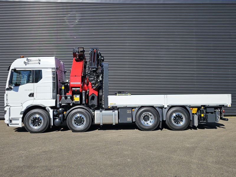 Autocarro con pianale/ Cassone fisso, Camion con gru MAN TGS 35.520 / PALFINGER PK 92002 - JIB - WINCH / NIEUW!: foto 11