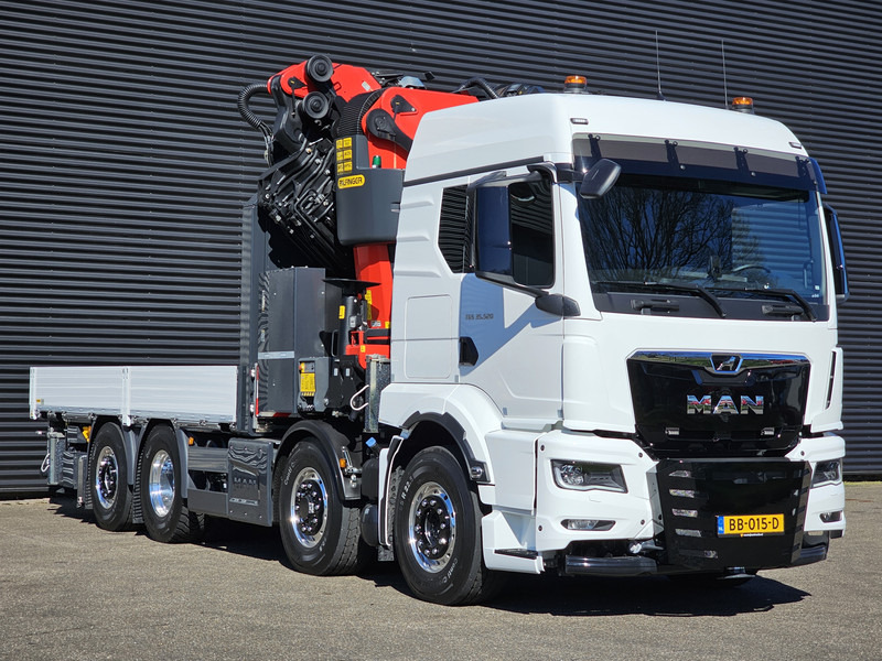 Autocarro con pianale/ Cassone fisso, Camion con gru MAN TGS 35.520 / PALFINGER PK 92002 - JIB - WINCH / NIEUW!: foto 10