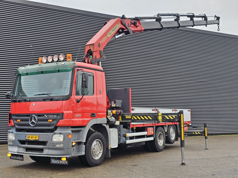 Mercedes-Benz ACTROS 2541 6X2 / PALFINGER PK 42 t/m CRANE / KRAN - Autocarro con pianale/ Cassone fisso, Camion con gru: foto 1 Mercedes-Benz ACTROS 2541 6X2 / PALFINGER PK 42 t/m CRANE / KRAN - Autocarro con pianale/ Cassone fisso, Camion con gru: foto 1