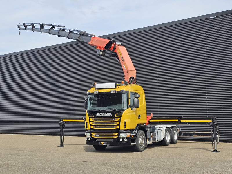 Scania G400 6x2 / PALFINGER PK 60002 / WINCH / BALLAST - Camion con gru: foto 3 Scania G400 6x2 / PALFINGER PK 60002 / WINCH / BALLAST - Camion con gru: foto 3