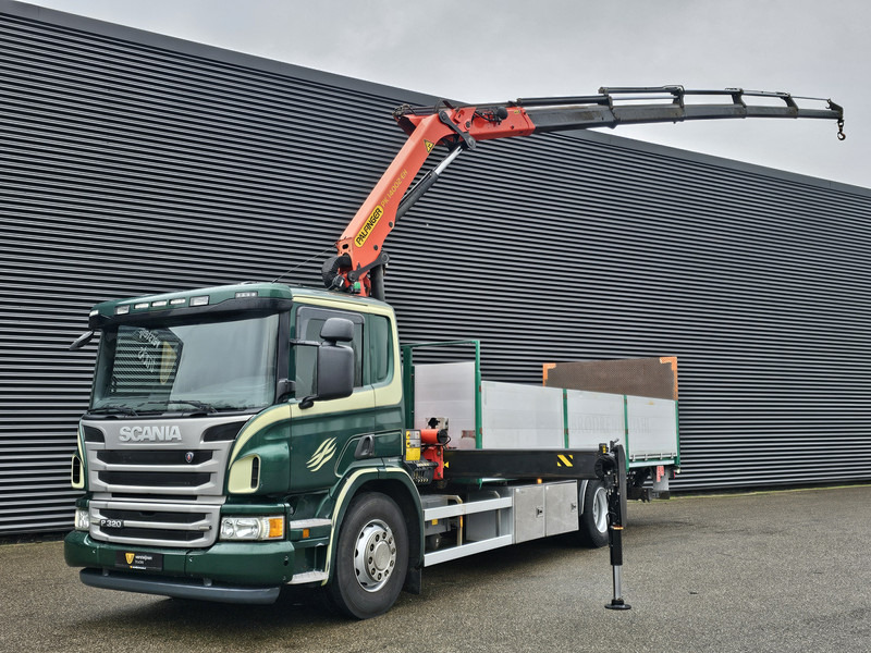 Scania P320 4x2 / PALFINGER PK14002 / CRANE/KRAN - Camion con gru: foto 1 Scania P320 4x2 / PALFINGER PK14002 / CRANE/KRAN - Camion con gru: foto 1