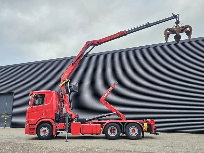 Scania R520 V8 6x2/4 / EPSILON CRANE + HOOKLIFT - Autocarro scarrabile, Camion con gru: foto 3 Scania R520 V8 6x2/4 / EPSILON CRANE + HOOKLIFT - Autocarro scarrabile, Camion con gru: foto 3