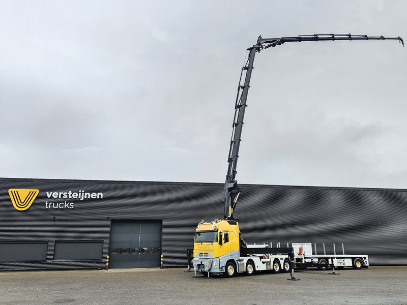 Volvo FH 540 8x4 / PALFINGER 165 TEC 7 + PJ300 / WINCH - Autocarro con pianale/ Cassone fisso, Camion con gru: foto 3 Volvo FH 540 8x4 / PALFINGER 165 TEC 7 + PJ300 / WINCH - Autocarro con pianale/ Cassone fisso, Camion con gru: foto 3