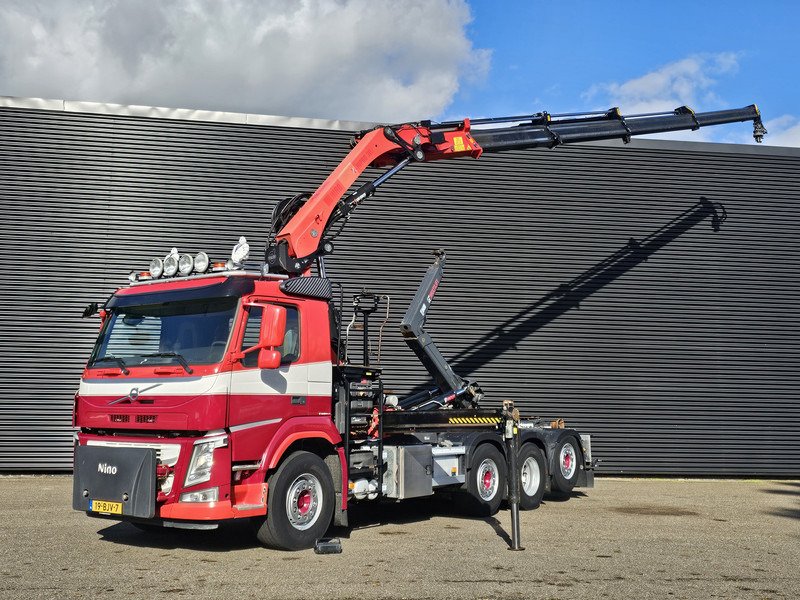 Volvo FM 420 8x2 / HIAB HOOKLIFT + 30 t/m CRANE - KRAN - Autocarro scarrabile, Camion con gru: foto 1 Volvo FM 420 8x2 / HIAB HOOKLIFT + 30 t/m CRANE - KRAN - Autocarro scarrabile, Camion con gru: foto 1