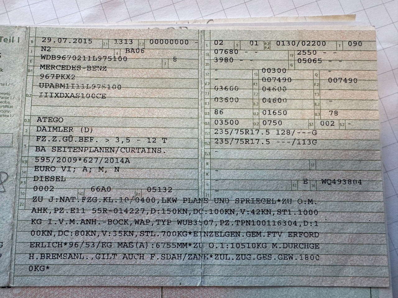 Mercedes-Benz 818 4X2 Pritsche & Plane & Tang Pritsche & Plane Mercedes-Benz 818 4X2 Pritsche & Plane & Tang Pritsche & Plane - Furgone centinato: foto 2 Mercedes-Benz 818 4X2 Pritsche & Plane & Tang Pritsche & Plane Mercedes-Benz 818 4X2 Pritsche & Plane & Tang Pritsche & Plane - Furgone centinato: foto 2