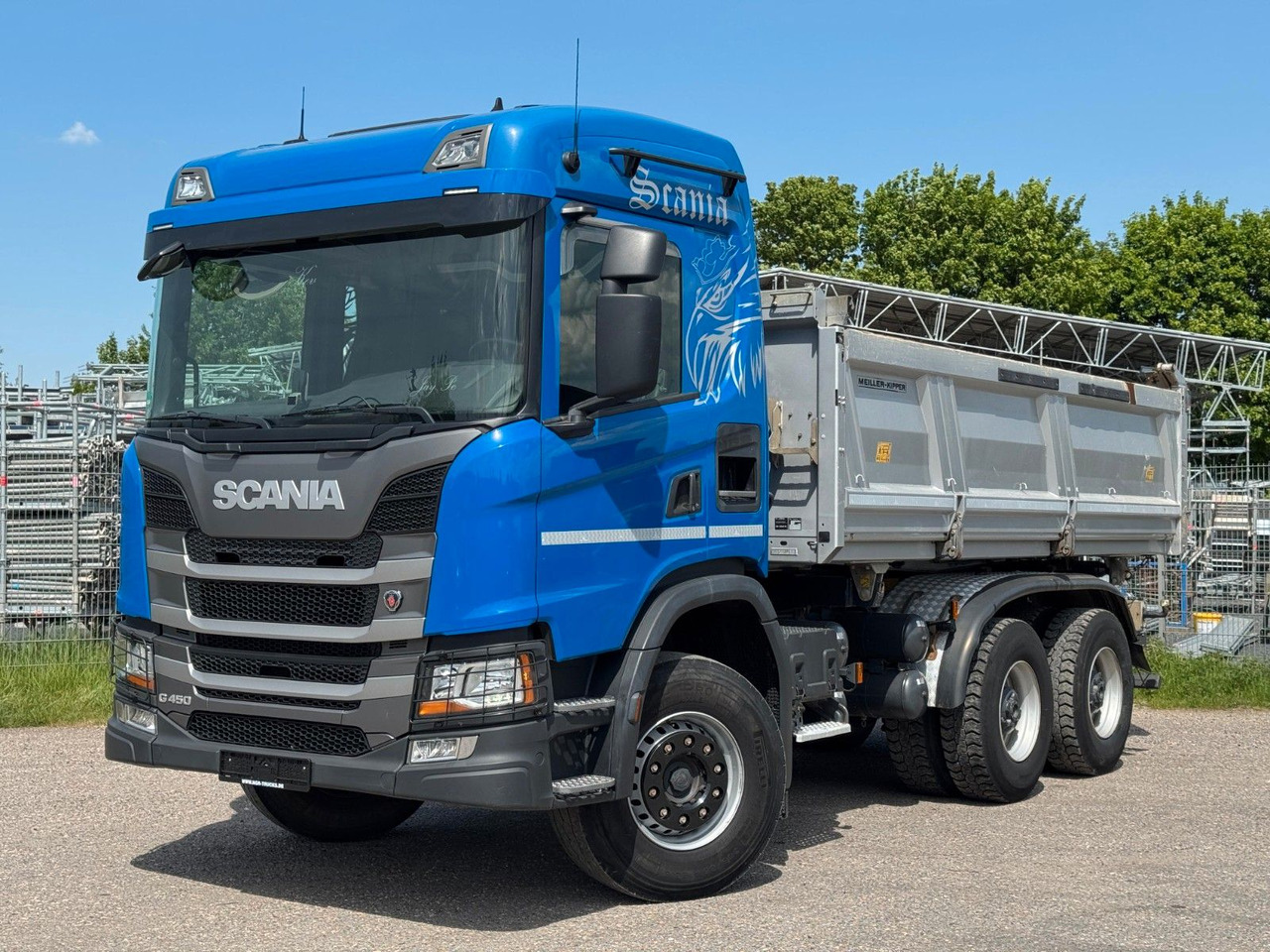 Scania G450 Meiller 3S. Kipper mit Bordmatik Top Zust. - Autocarro ribaltabile: foto 5 Scania G450 Meiller 3S. Kipper mit Bordmatik Top Zust. - Autocarro ribaltabile: foto 5