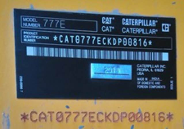 CAT 777E - Dumper rigido: foto 5 CAT 777E - Dumper rigido: foto 5