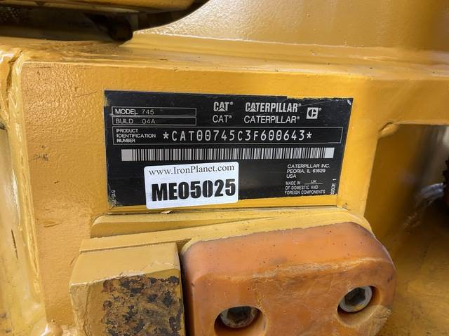 CAT 745 - Dumper articolato: foto 5 CAT 745 - Dumper articolato: foto 5